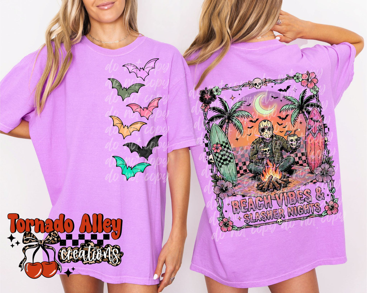 Beach Vibes Slasher Nights Tee