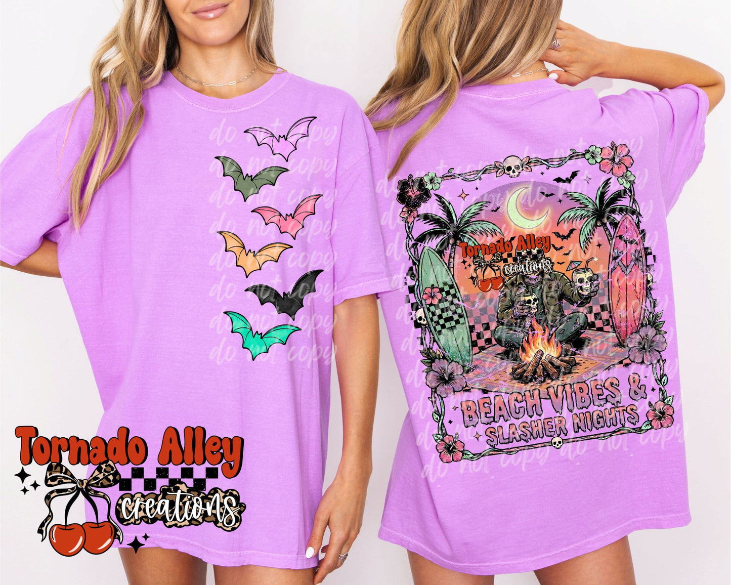 Beach Vibes Slasher Nights Tee