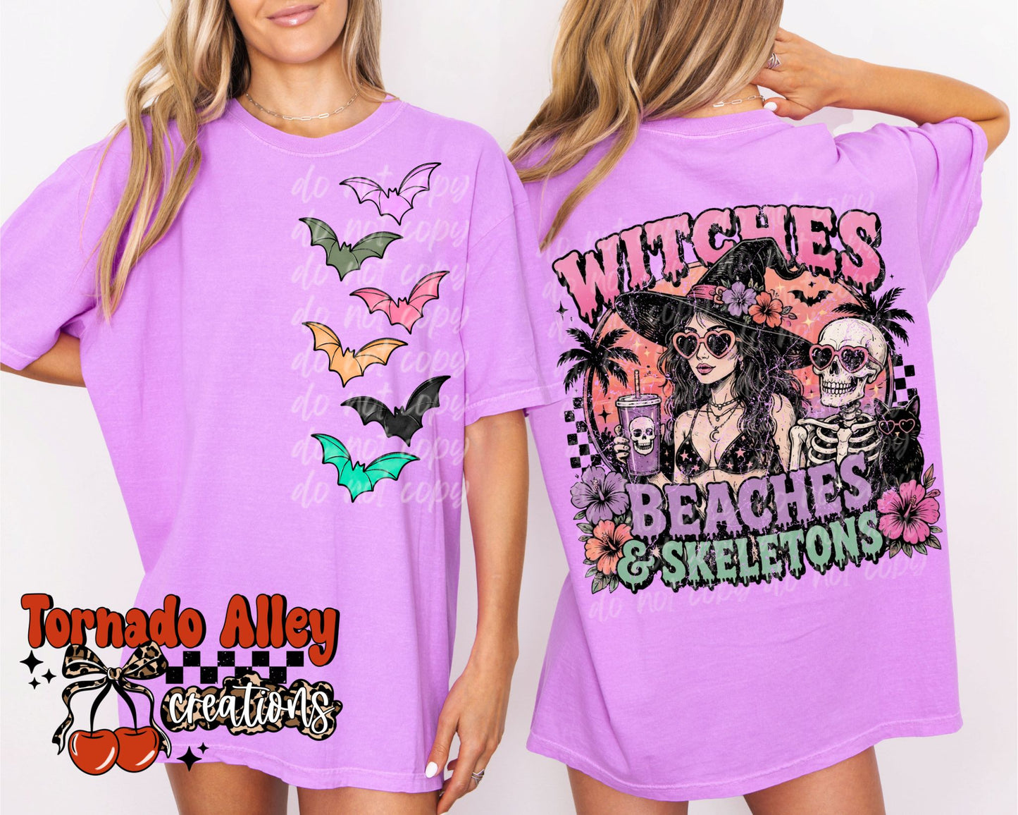 Witches Beaches Skellington Tee