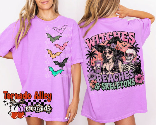 Witches Beaches Skellington Tee