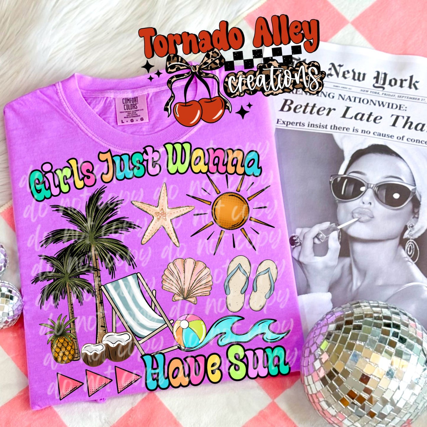 Girls Just Wanna Have Sun Tee