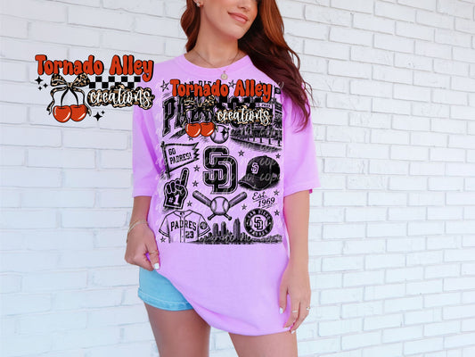 San Diego Baseball Tee