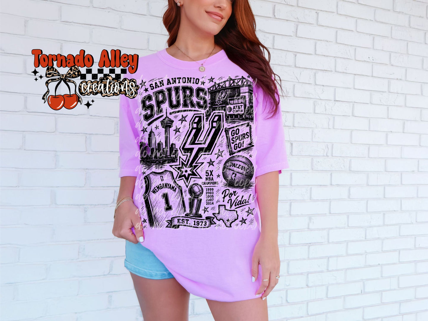 San Antonio Basketball Tee