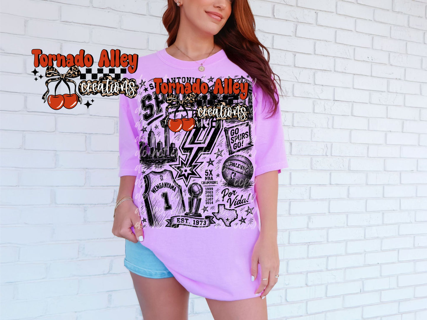 San Antonio Basketball Tee