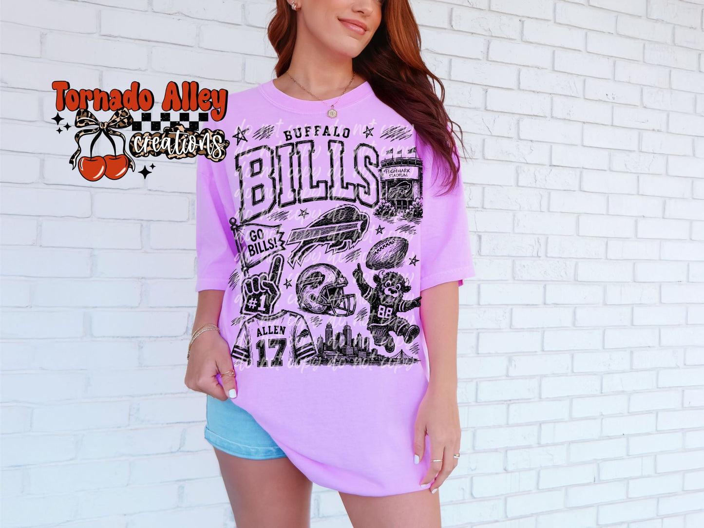 Buffalo Football Tee