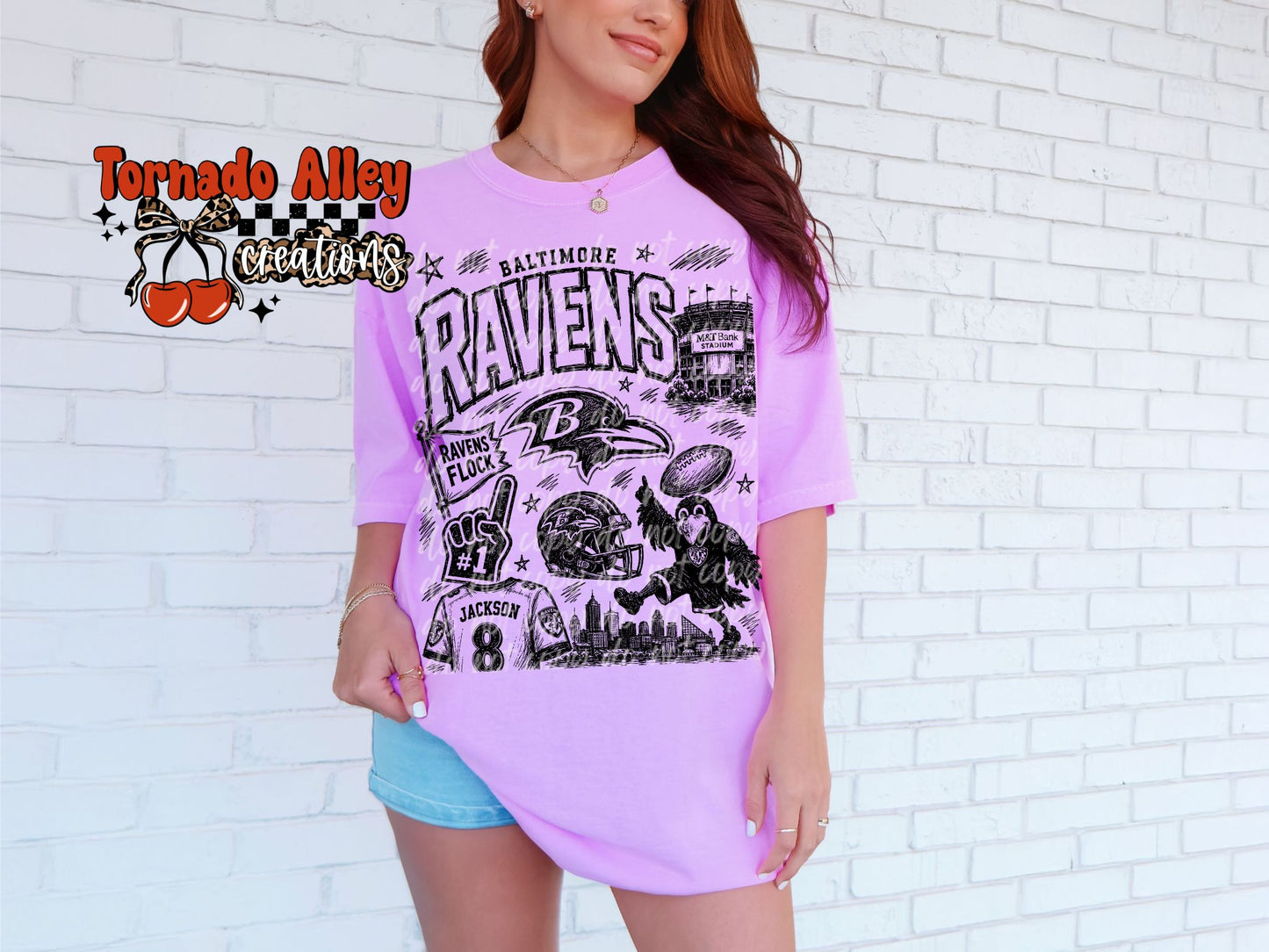 Baltimore Football Tee