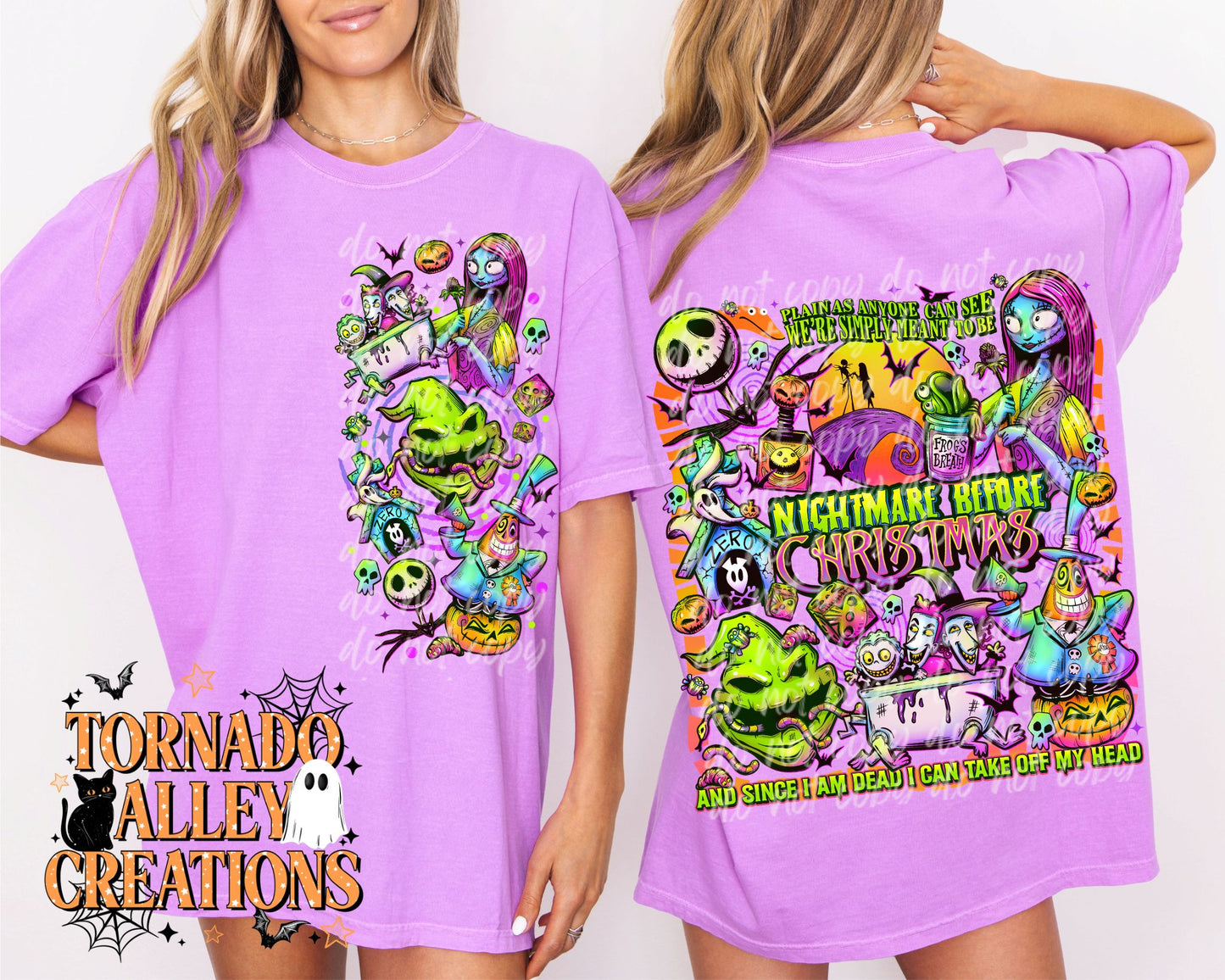 Neon Nightmare Christmas Tee