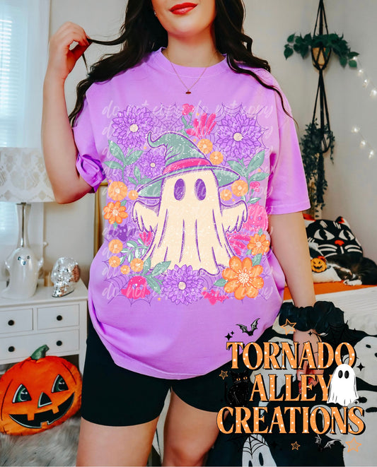 Floral Ghost Tee