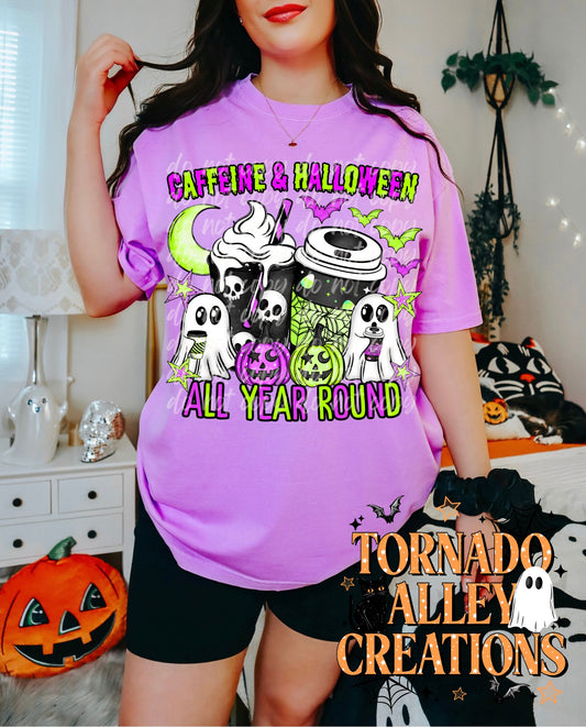 Caffeine and Halloween Tee