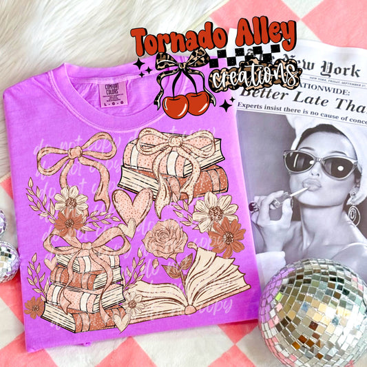 Bookish Floral Tee