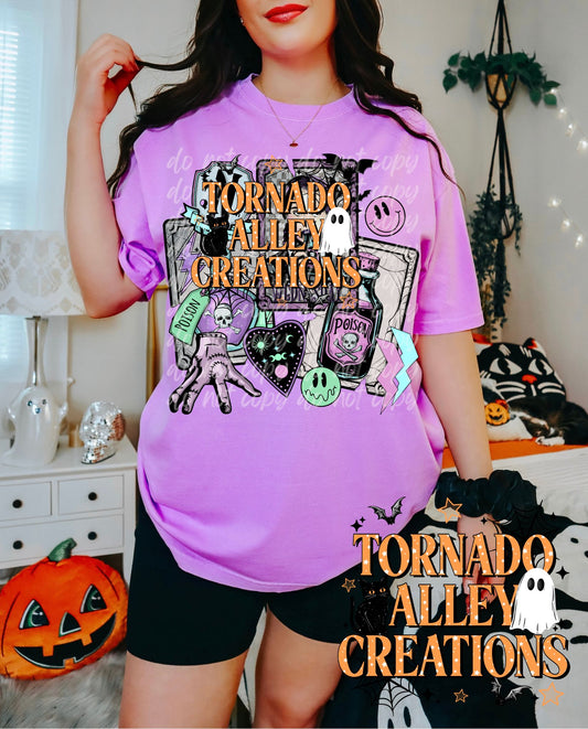 Spooky Girl Tarot W Tee
