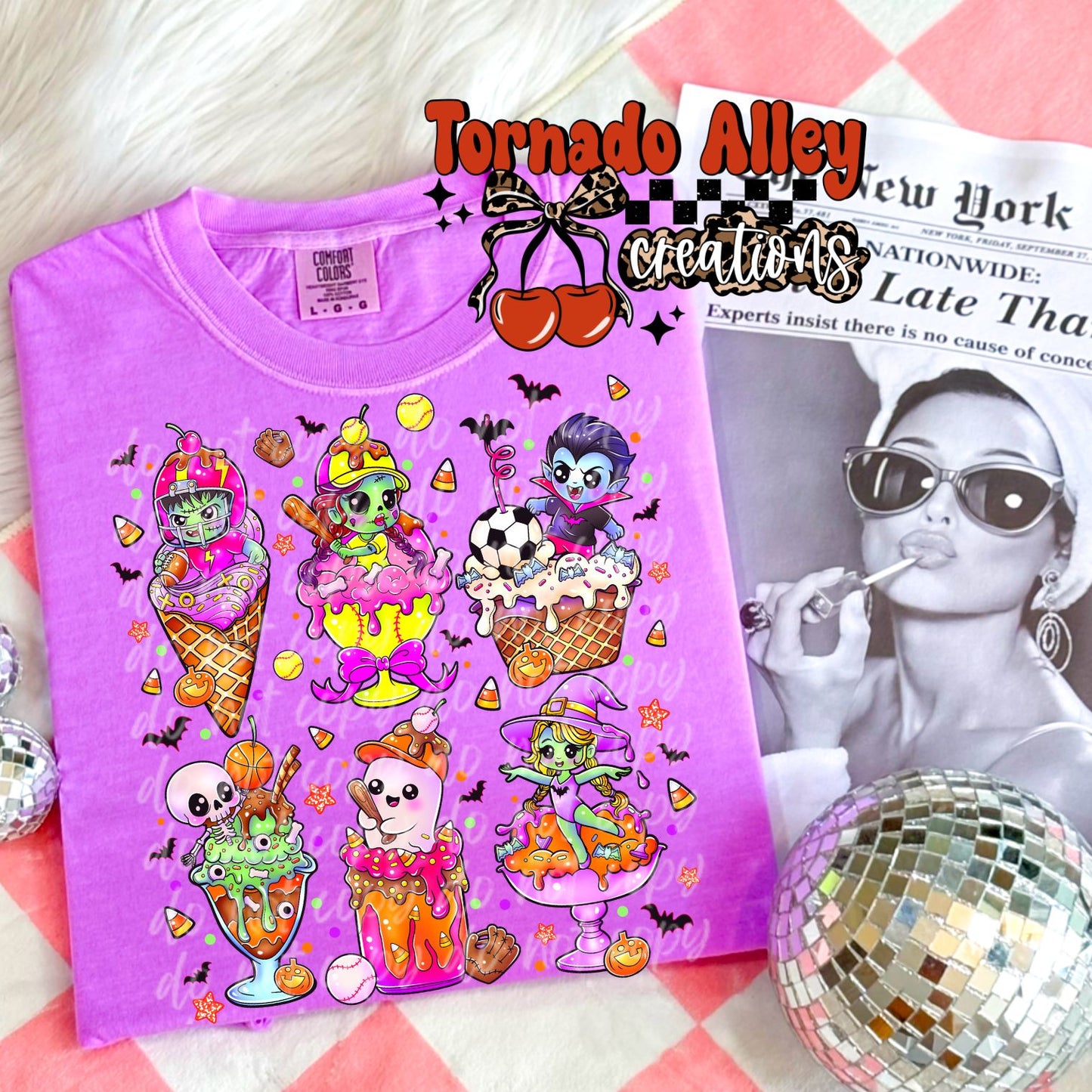 Spooky Sports Ice Cream Tee
