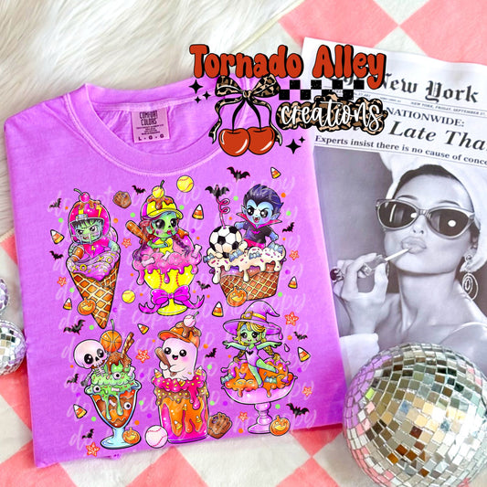 Spooky Sports Ice Cream Tee