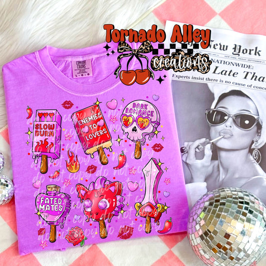 Dark Romance Bookish Ice Cream Tee