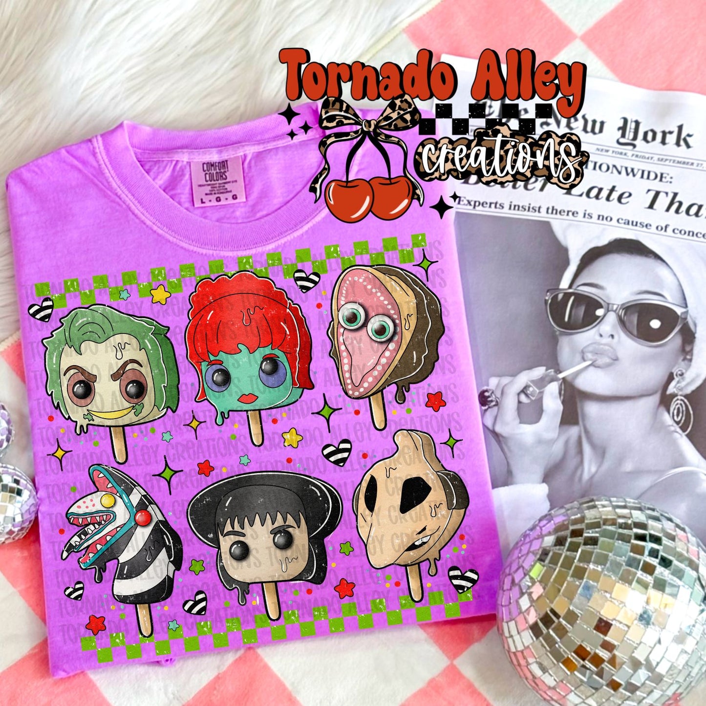 Spooky Beetle Ice Cream Tee