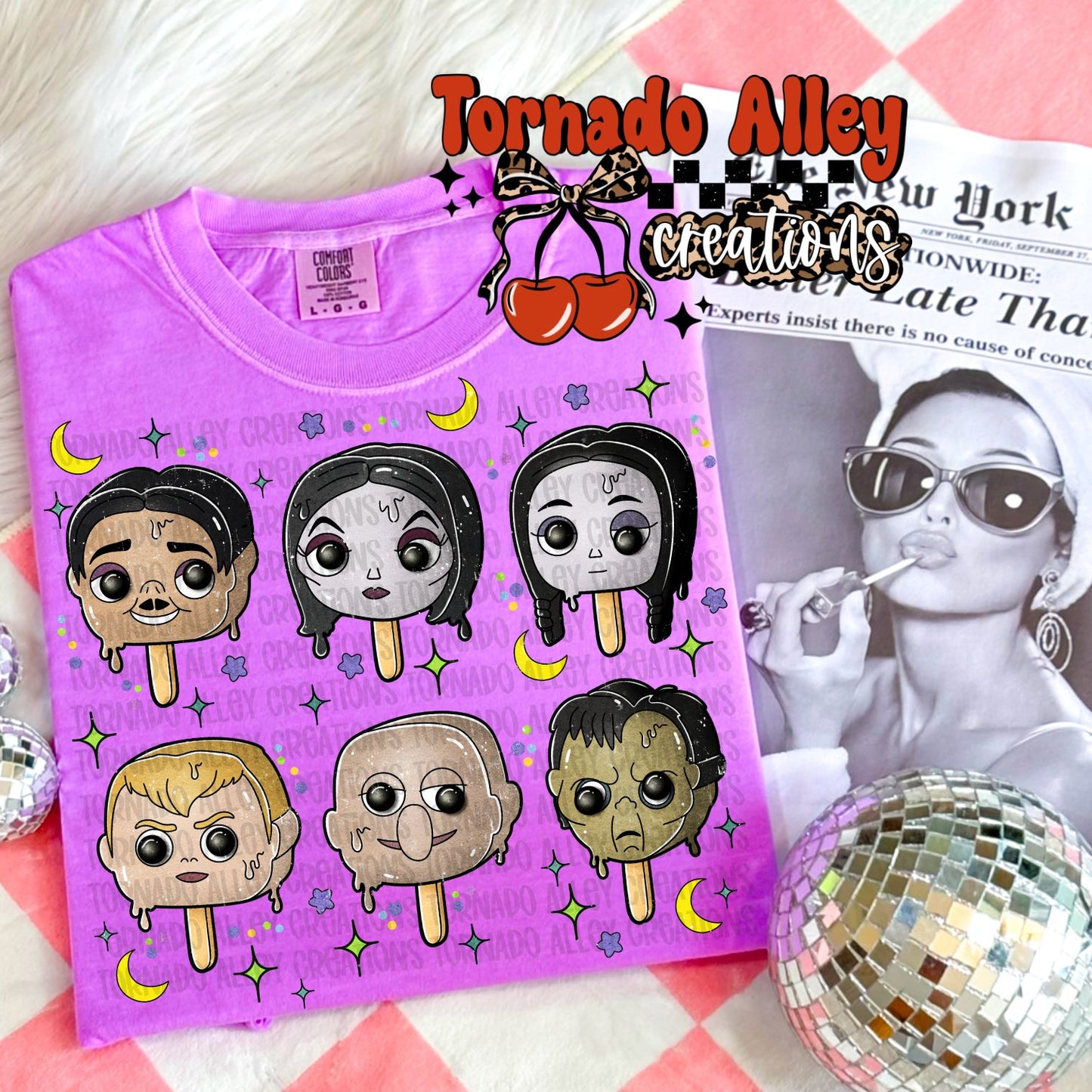 Spooky Family Ice Cream Tee
