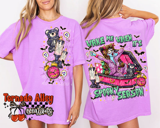 Wake Me Up When It's Spooky Season Tee