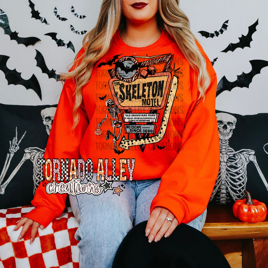 Skeleton Motel Crewneck