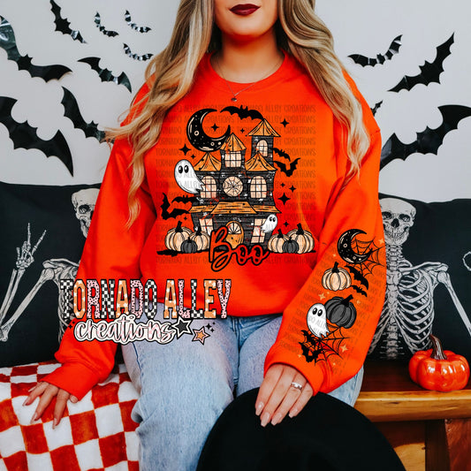 Boo Spooky House Crewneck