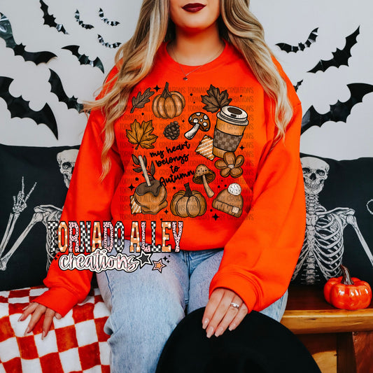 Heart Belongs To Autumn Crewneck