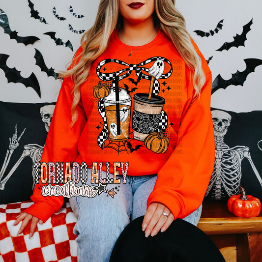 Spooky Halloween Coffee Crewneck