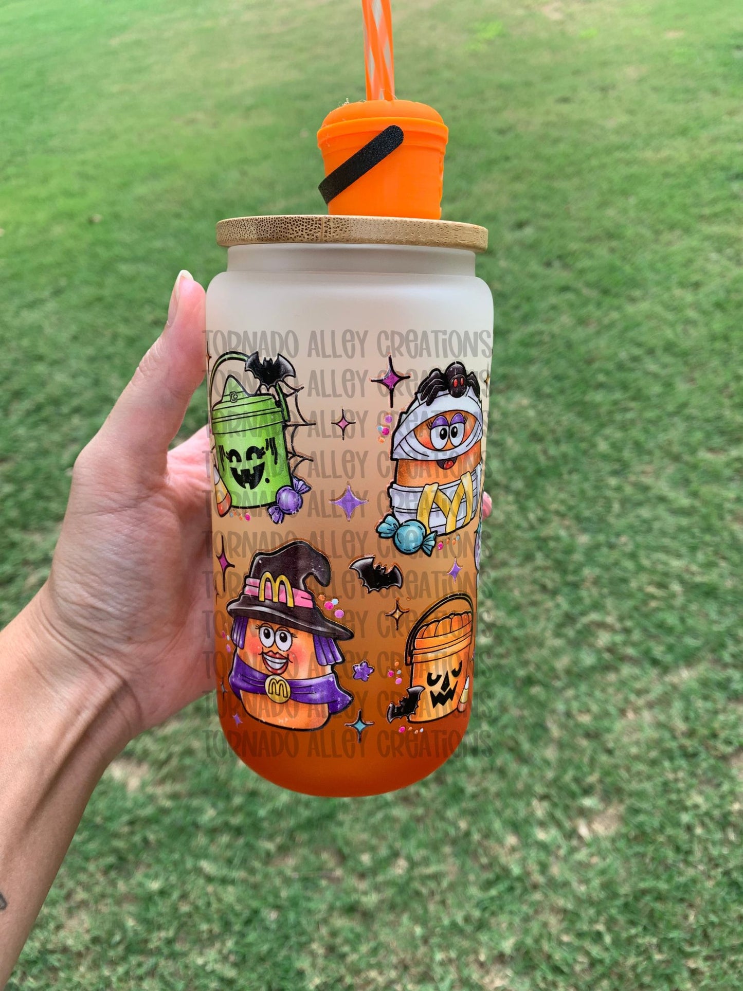 Spooky Nuggies 16oz Glass Can