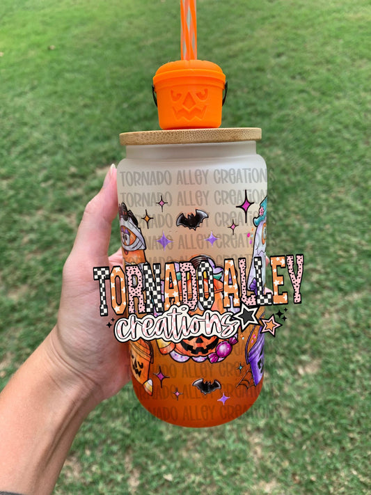 Spooky Nuggies 16oz Glass Can
