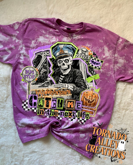 Catch Me Halloween Bleached Tee