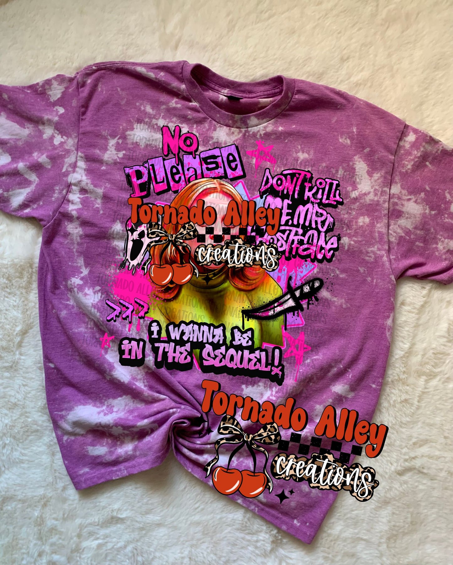 Wanna Be In The Sequel Bleached Tee