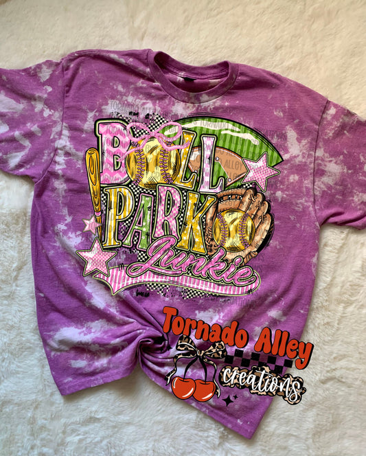 Ball Park Softball Bleached Tee