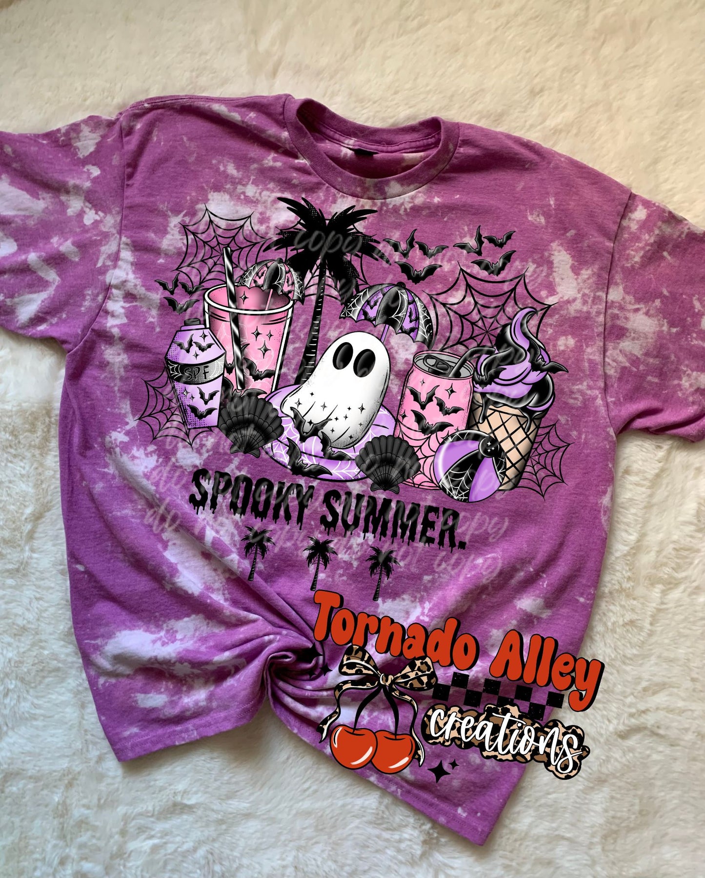 Spooky Summer Bleached Tee