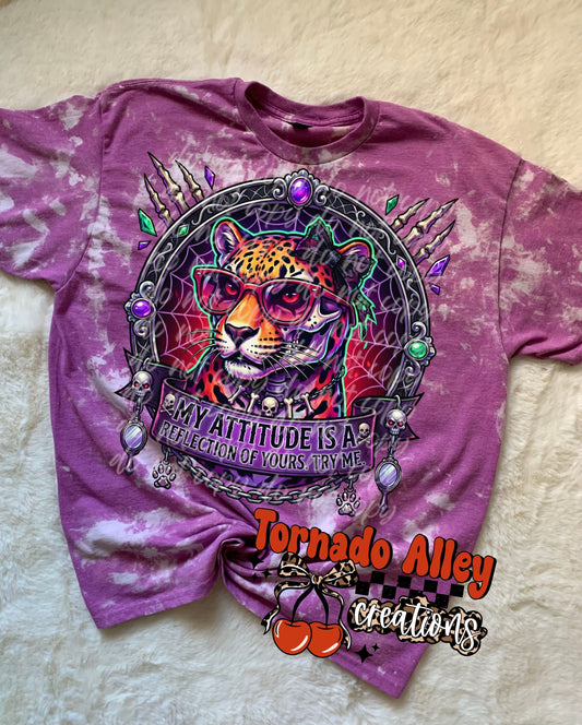 My Attitude Bleached Tee