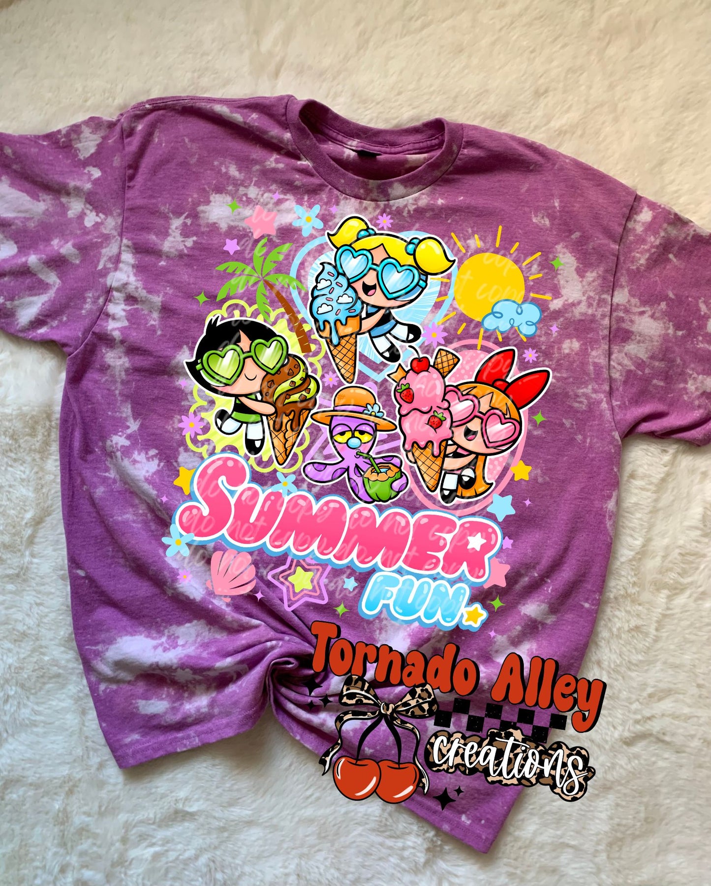 Summer Fun Bleached Tee