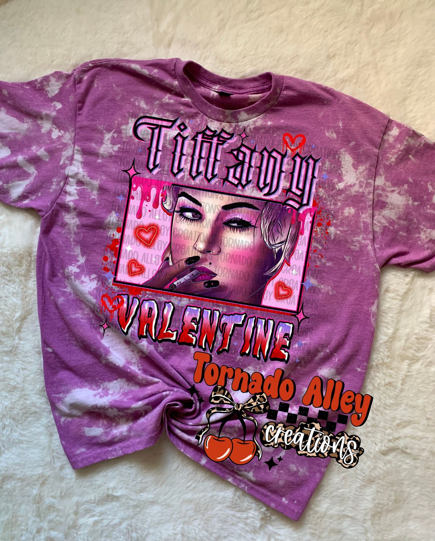 Valentine Bleached Tee