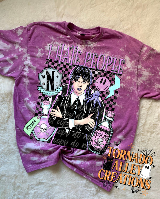 Hate People Bleached Tee