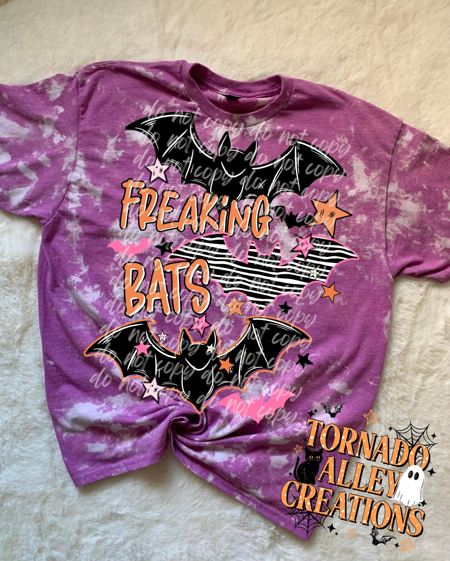 Freaking Bats Bleached Tee
