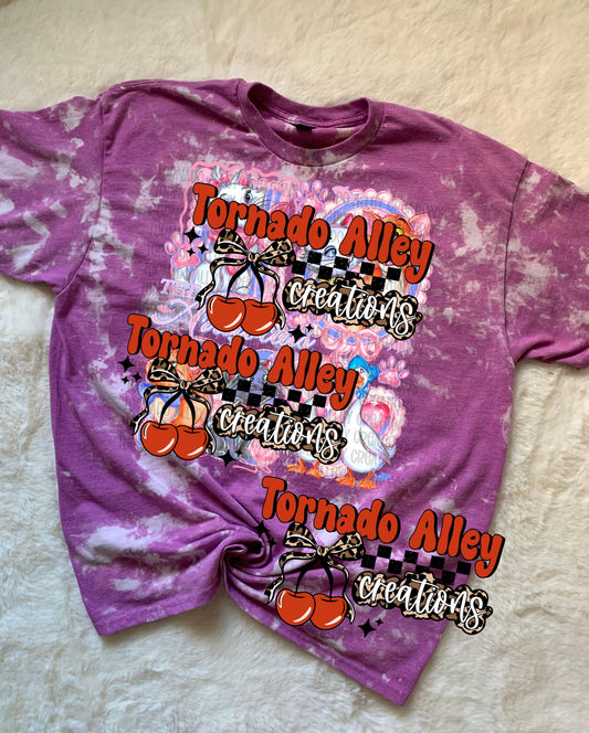 Vintage Cats Bleached Tee