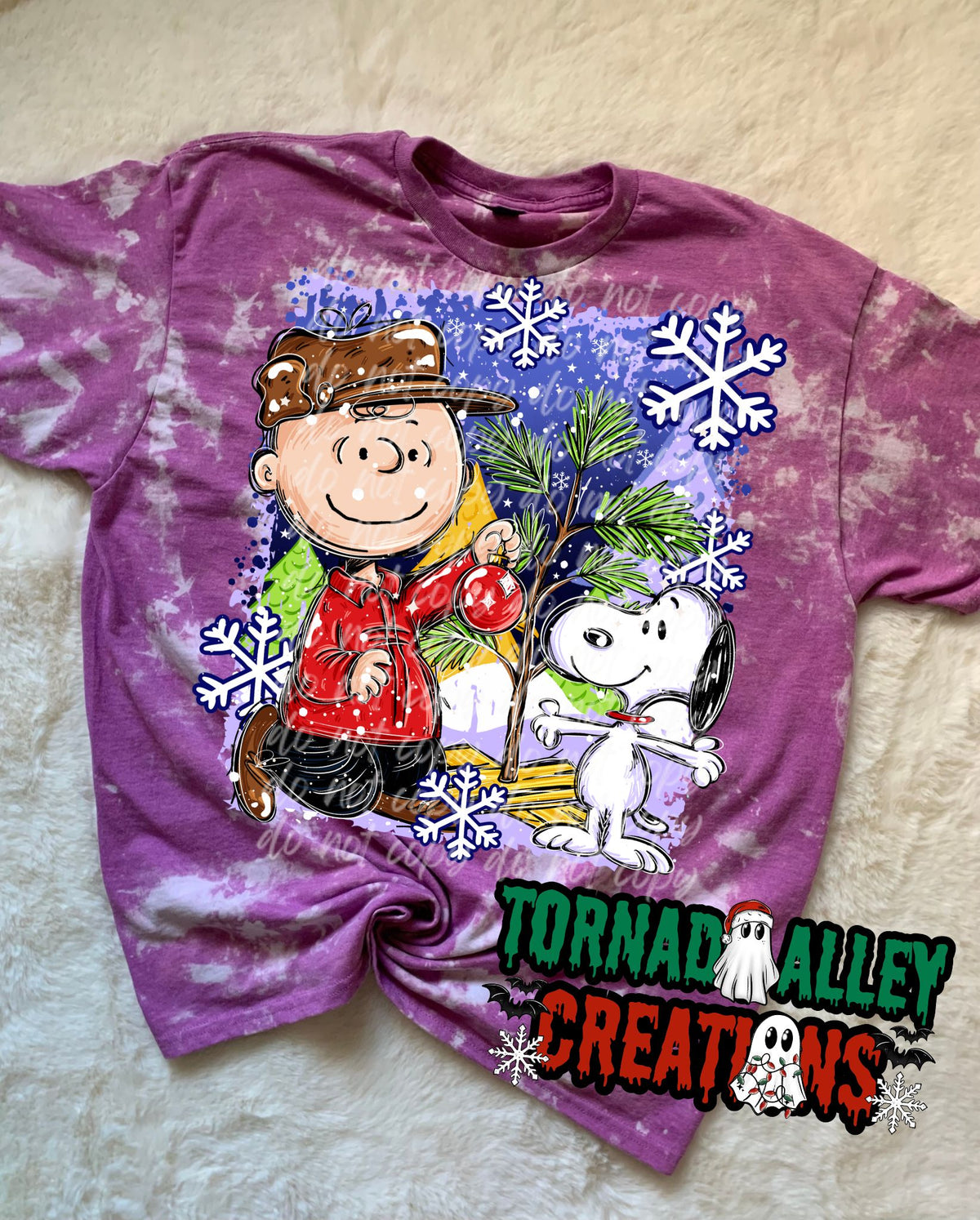CB Christmas Bleached Tee