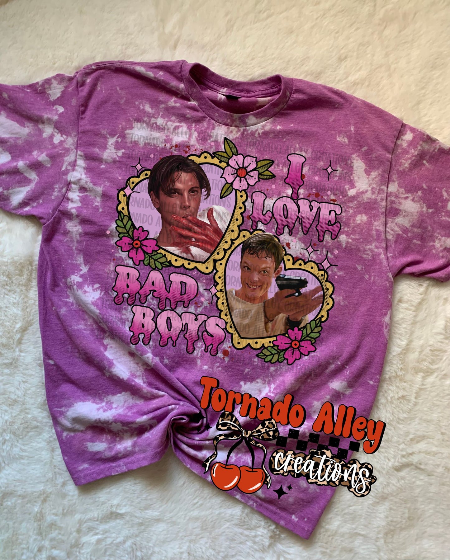 Love Bad Boys Bleached Tee