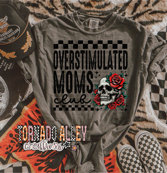 Overstimulated Moms Tee