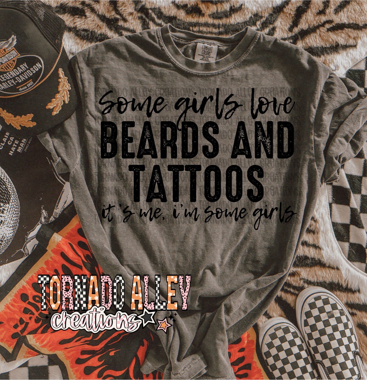 Some Girls Love Beards and Tattoos Tee