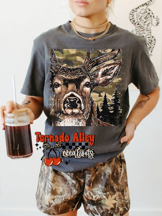 Camo Print Hunting Tee