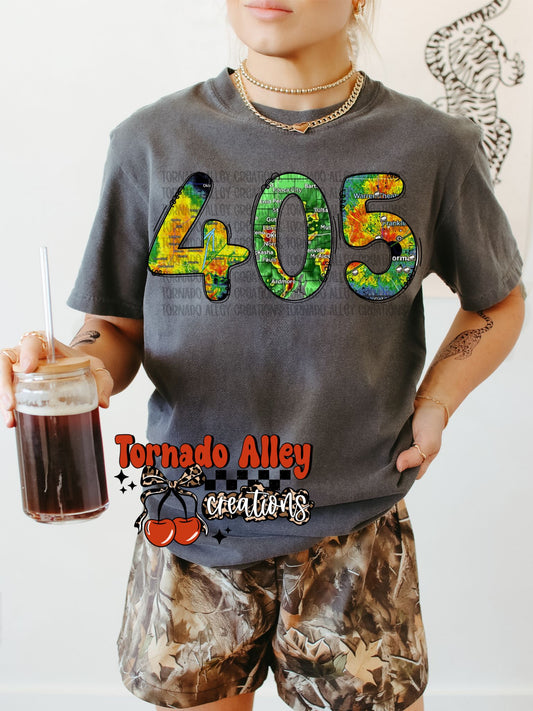405 Oklahoma Weather Radar Tee