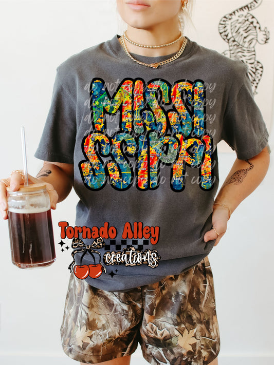 Mississippi Weather Radar Tee
