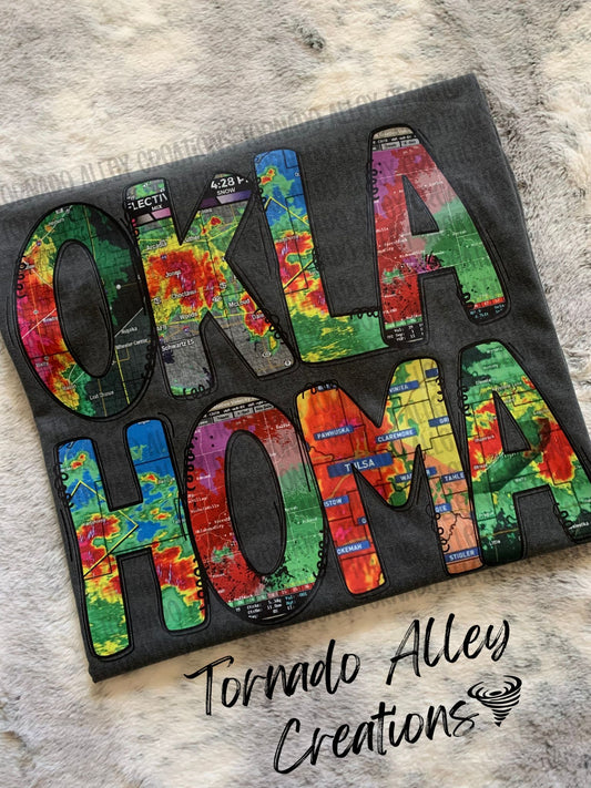 Oklahoma Storm Map Tee