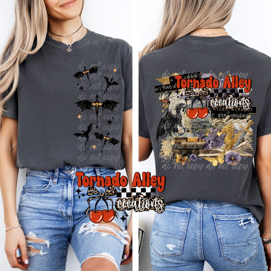 Bookish Dragon Tee