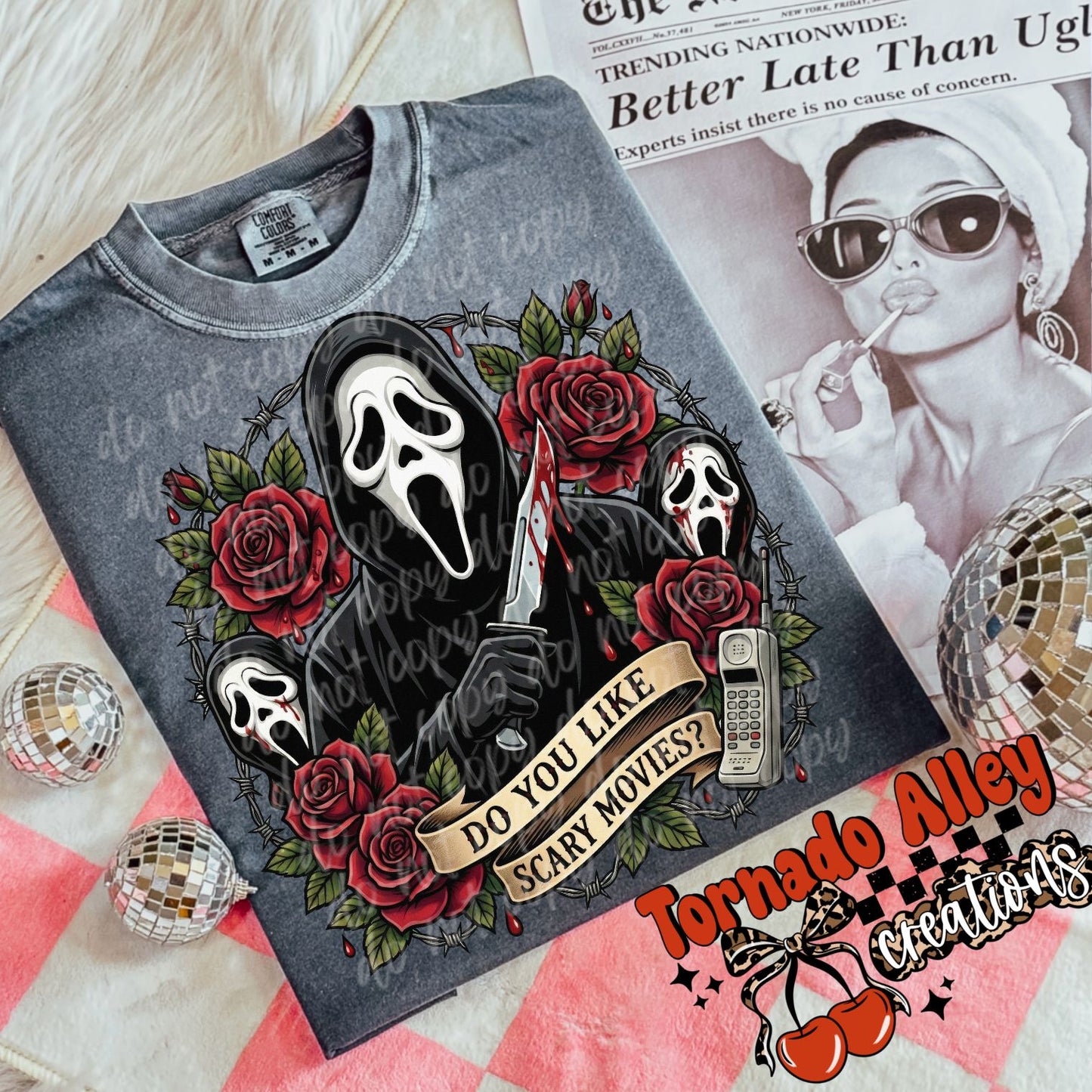 Floral Horror Tee