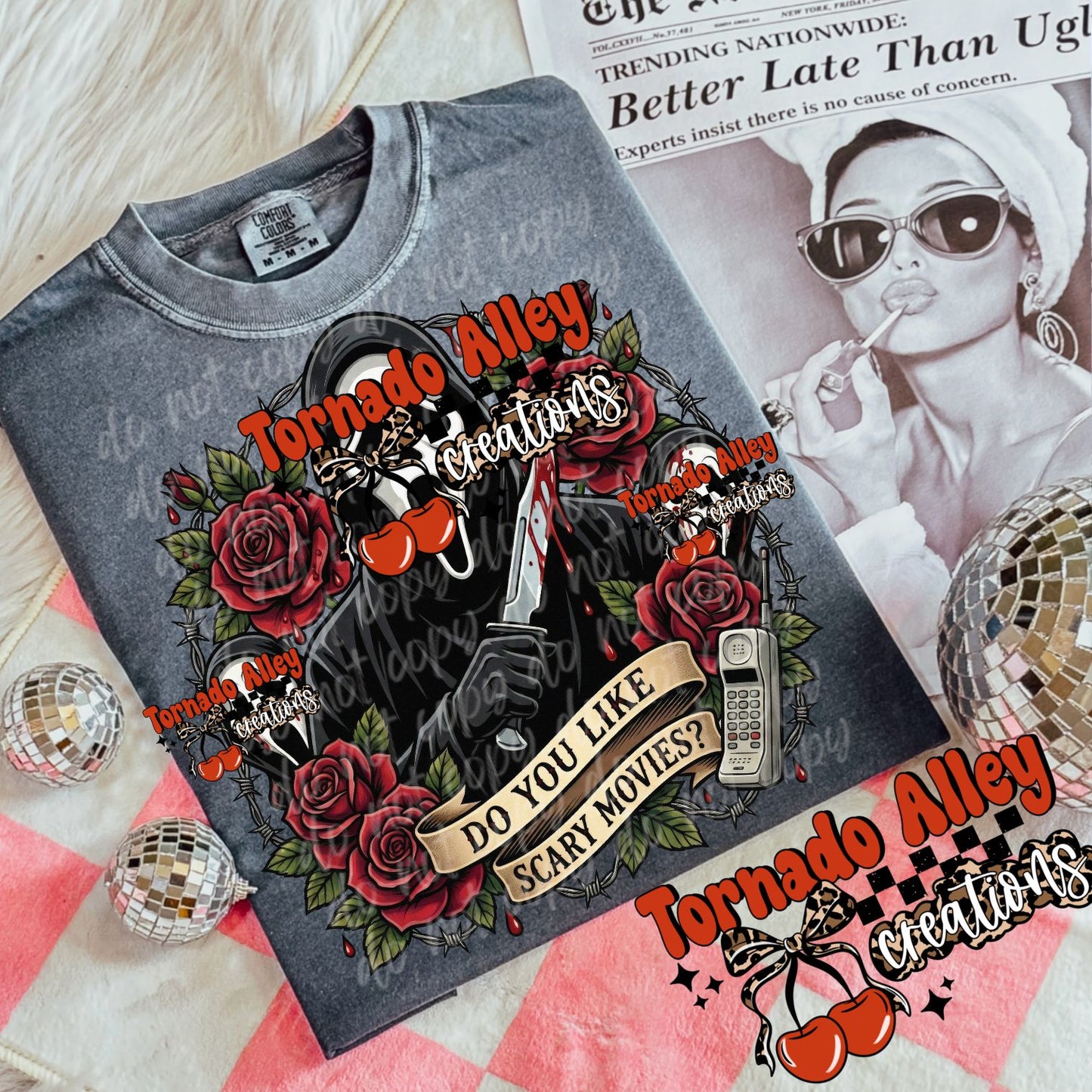 Floral Horror Tee