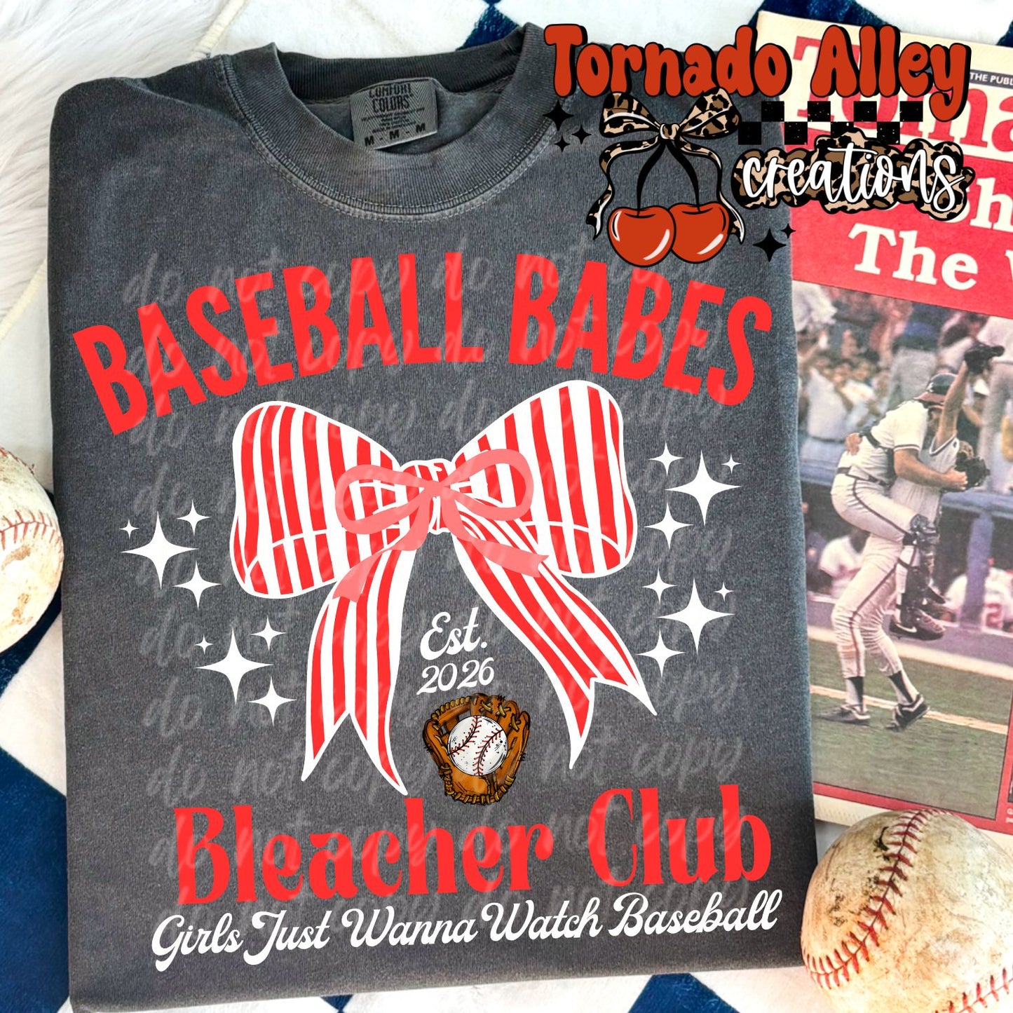 Baseball Babes Bleacher Club Tee