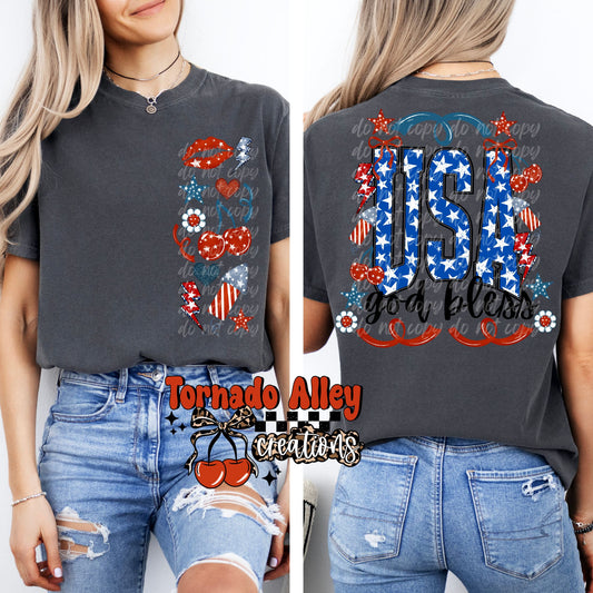 God Bless USA Tee